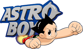 Astro Boy: The Video Game title screen for Nintendo DS